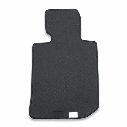 2-Row Checkered Flag Carpet Floor Mats For 2019-2024 BMW 3-Series G20 & M3 G80