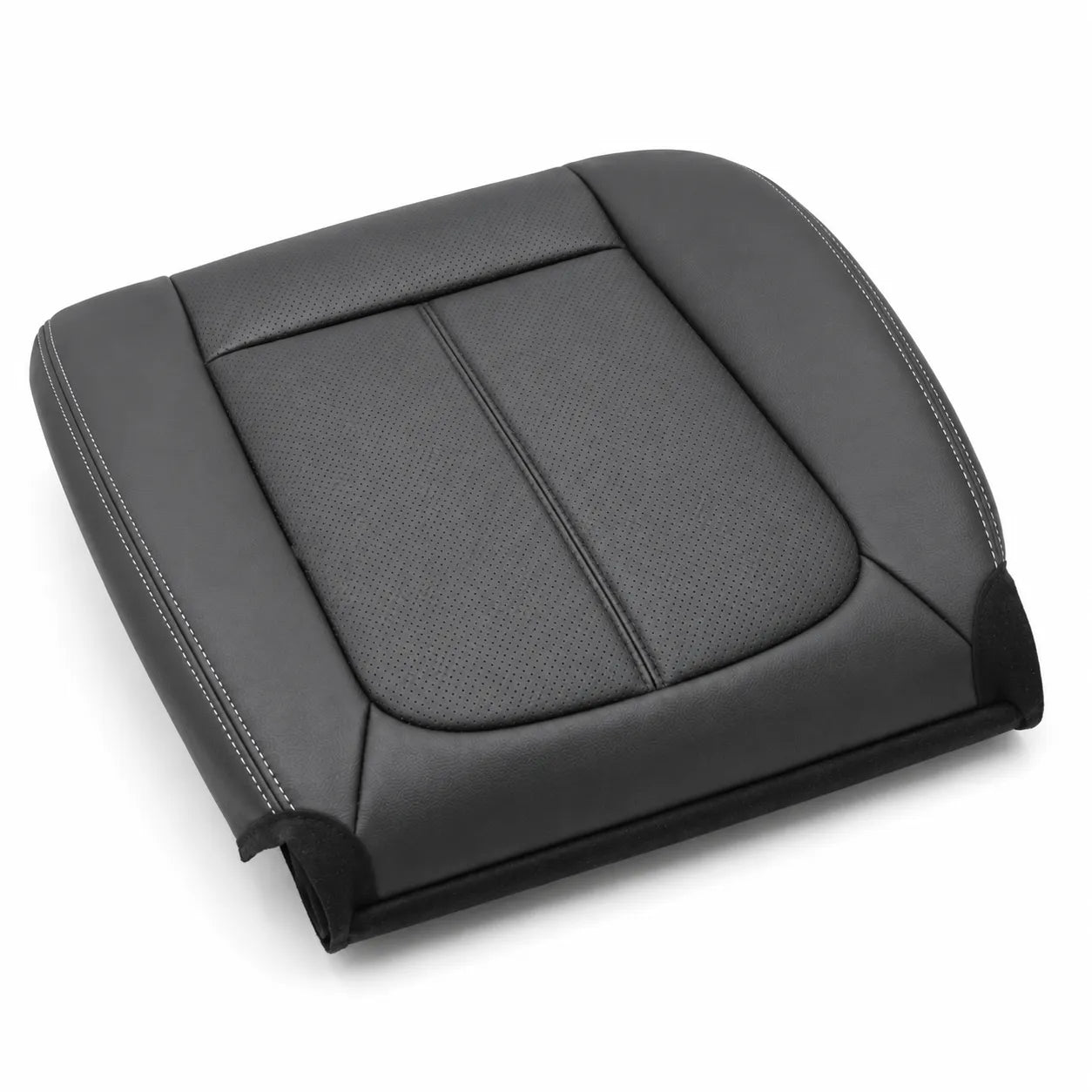 For 2011-2016 Ford F250 F350 Lariat Driver Bottom Perforated Leather Seat Cover