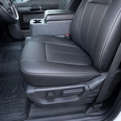For 2011-2016 Ford F250 F350 Lariat Driver Bottom Perforated Leather Seat Cover