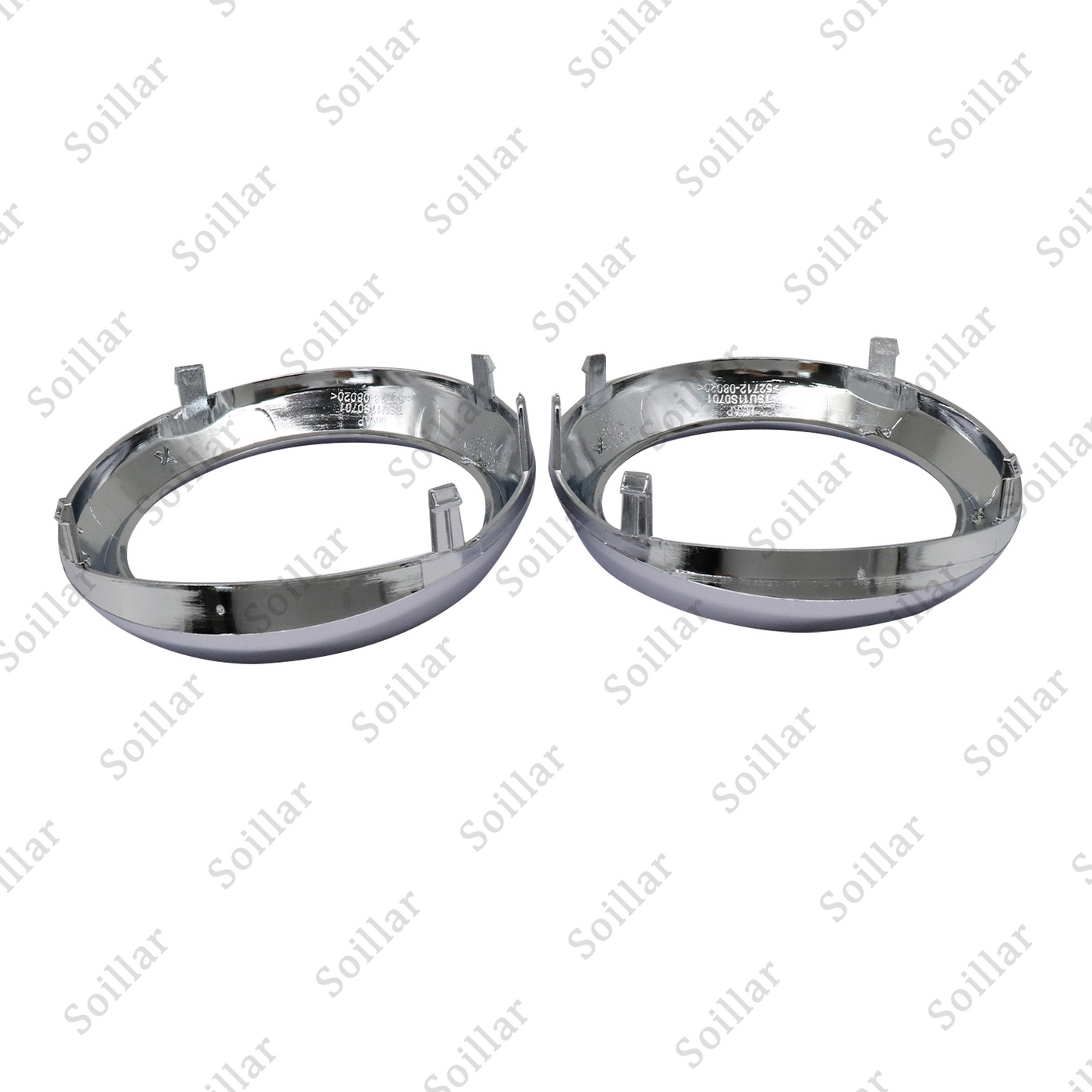 For Toyota Sienna SE Pair Fog Light Lamp Bezel Cover Chrome Trim Rings 2011-2017