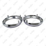 For Toyota Sienna SE Pair Fog Light Lamp Bezel Cover Chrome Trim Rings 2011-2017