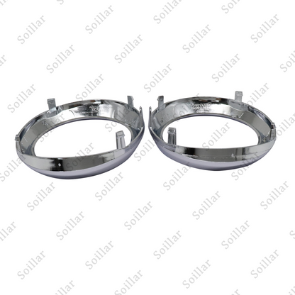 For Toyota Sienna SE Pair Fog Light Lamp Bezel Cover Chrome Trim Rings 2011-2017
