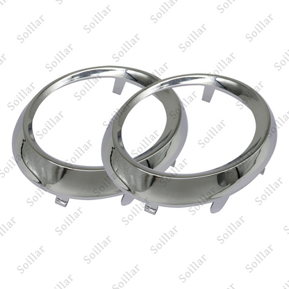 For Toyota Sienna SE Pair Fog Light Lamp Bezel Cover Chrome Trim Rings 2011-2017