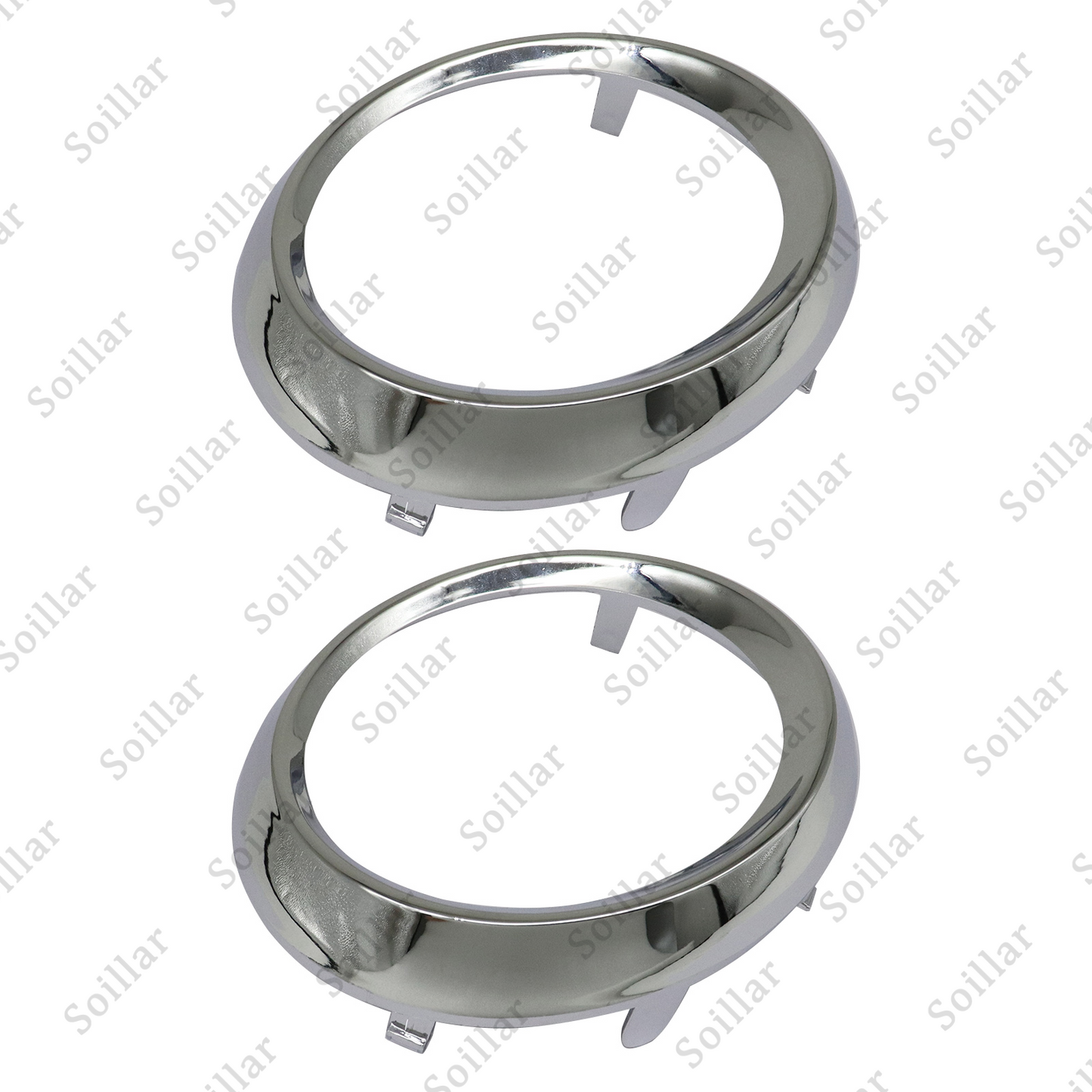 For Toyota Sienna SE Pair Fog Light Lamp Bezel Cover Chrome Trim Rings 2011-2017