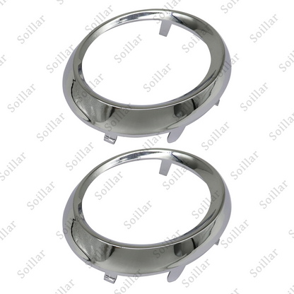 For Toyota Sienna SE Pair Fog Light Lamp Bezel Cover Chrome Trim Rings 2011-2017