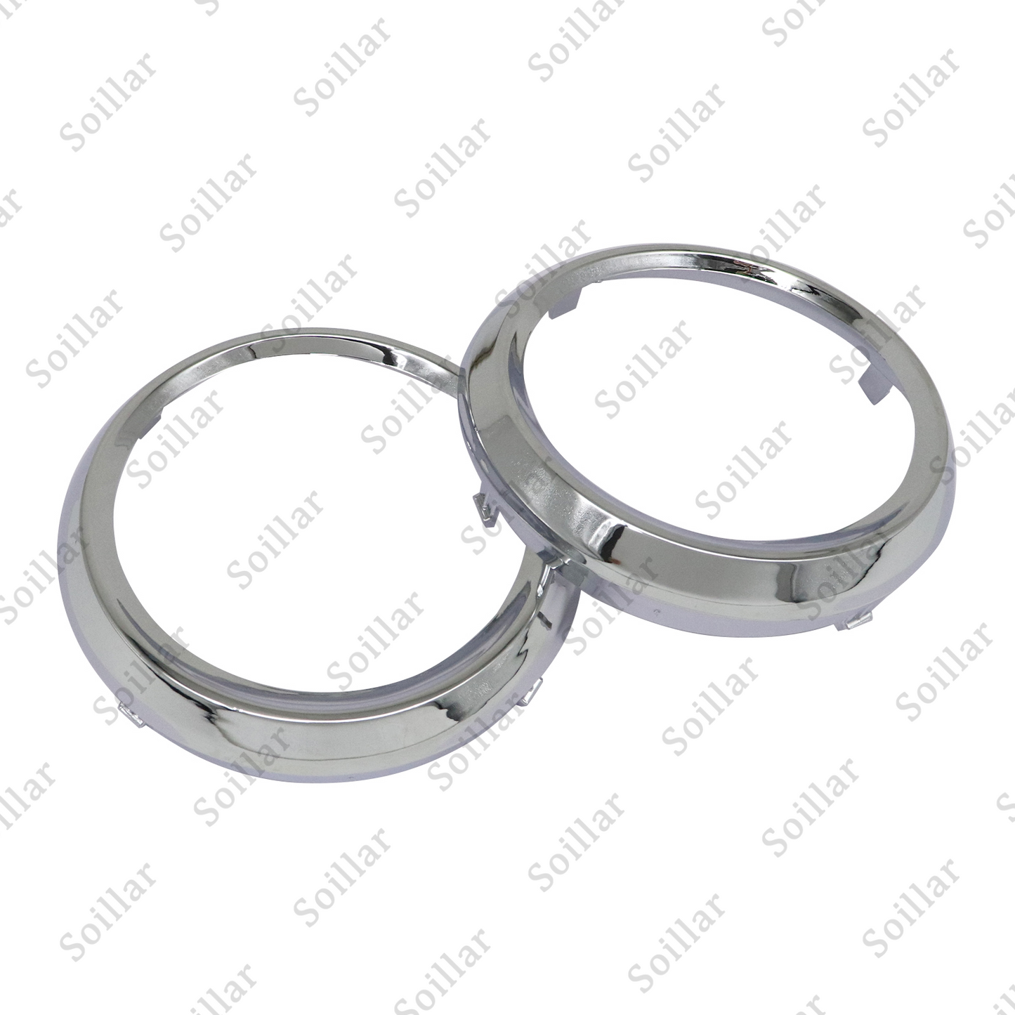 For Toyota Sienna SE Pair Fog Light Lamp Bezel Cover Chrome Trim Rings 2011-2017