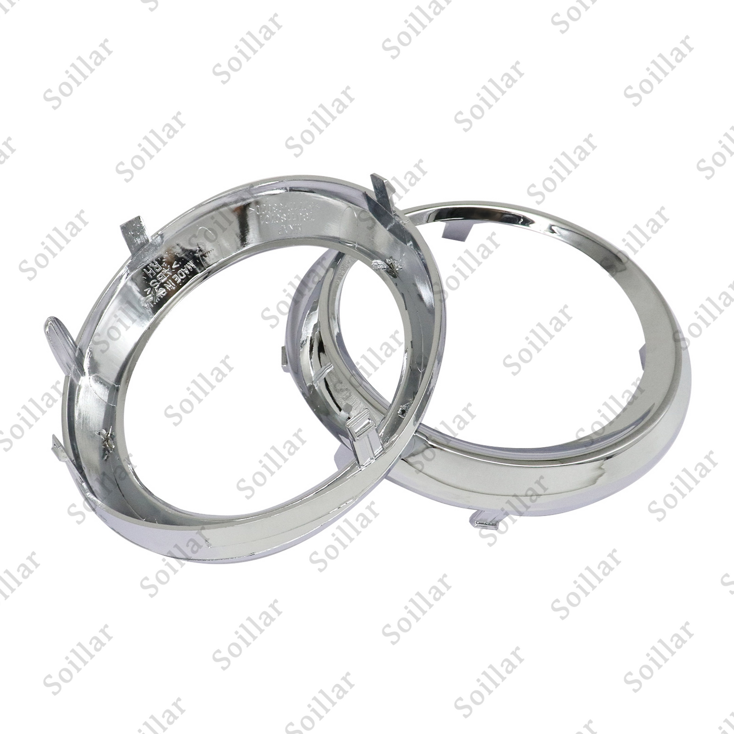 For Toyota Sienna SE Pair Fog Light Lamp Bezel Cover Chrome Trim Rings 2011-2017