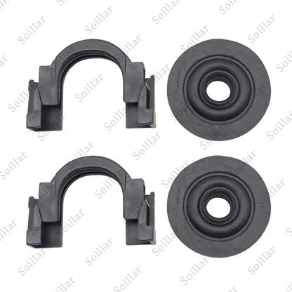 Upper Radiator Mount Bracket & Bushing 2Set For Nissan Maxima Quest Rogue Altima