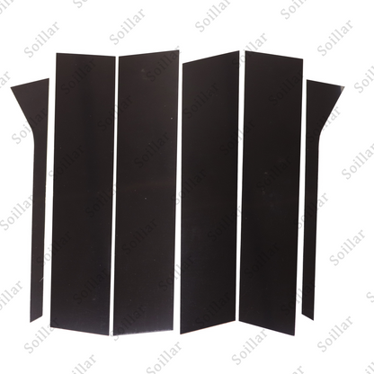 6 For 2006-2010 VW Jetta Sedan Black Pillar Post Door Trim Cover Car Accessories