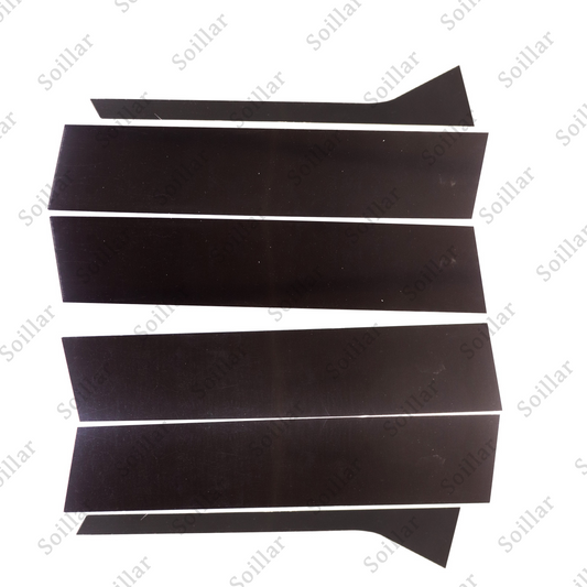 6 For 2006-2010 VW Jetta Sedan Black Pillar Post Door Trim Cover Car Accessories