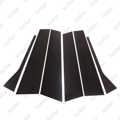 6 For 2006-2010 VW Jetta Sedan Black Pillar Post Door Trim Cover Car Accessories