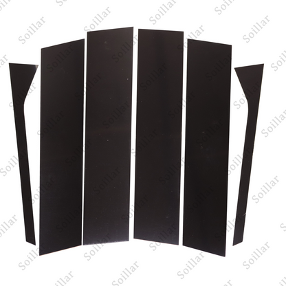 6 For 2006-2010 VW Jetta Sedan Black Pillar Post Door Trim Cover Car Accessories