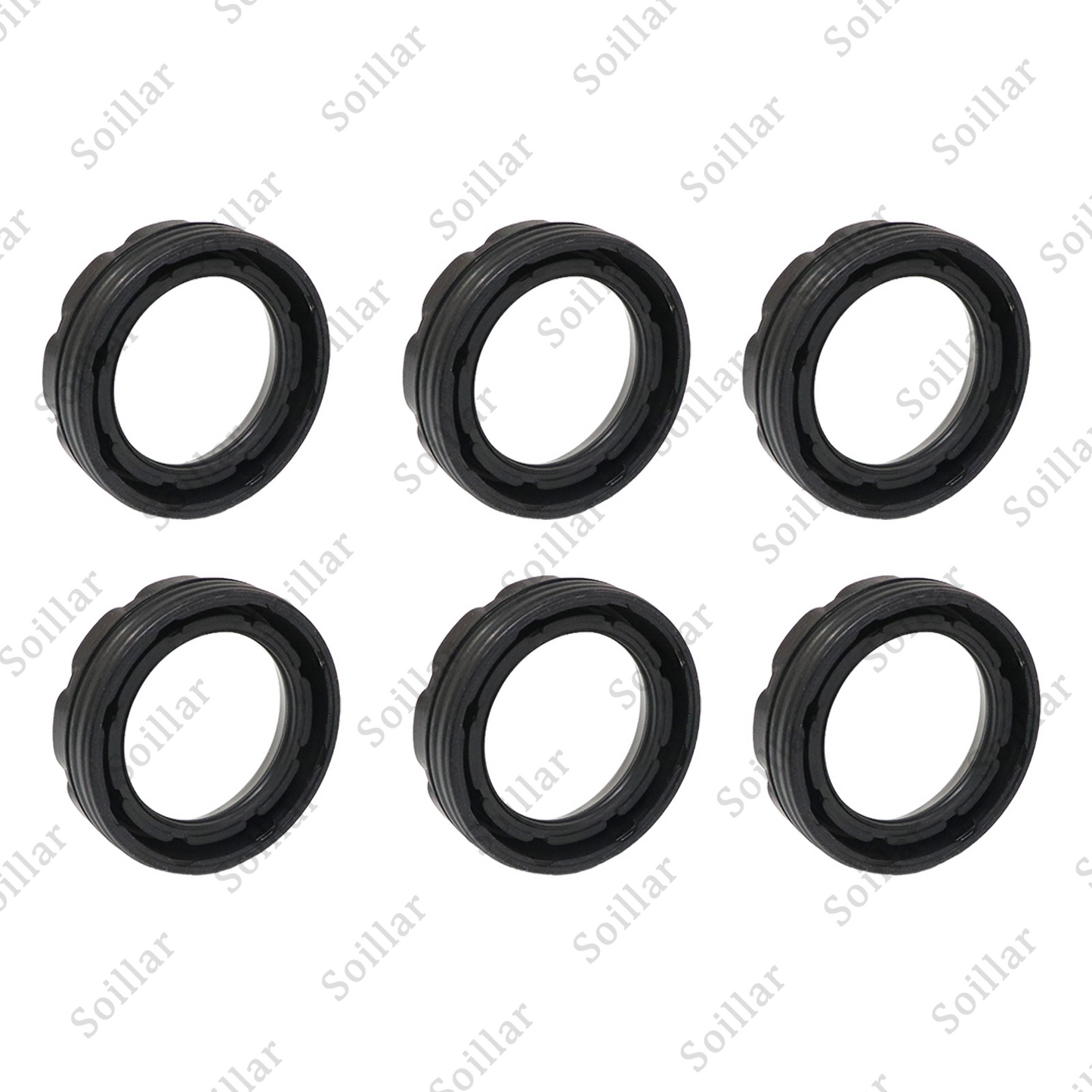 6PCS Spark Plug Seal Gasket Fits 11-24 Jeep Wrangler/Cherokee 5184778AB