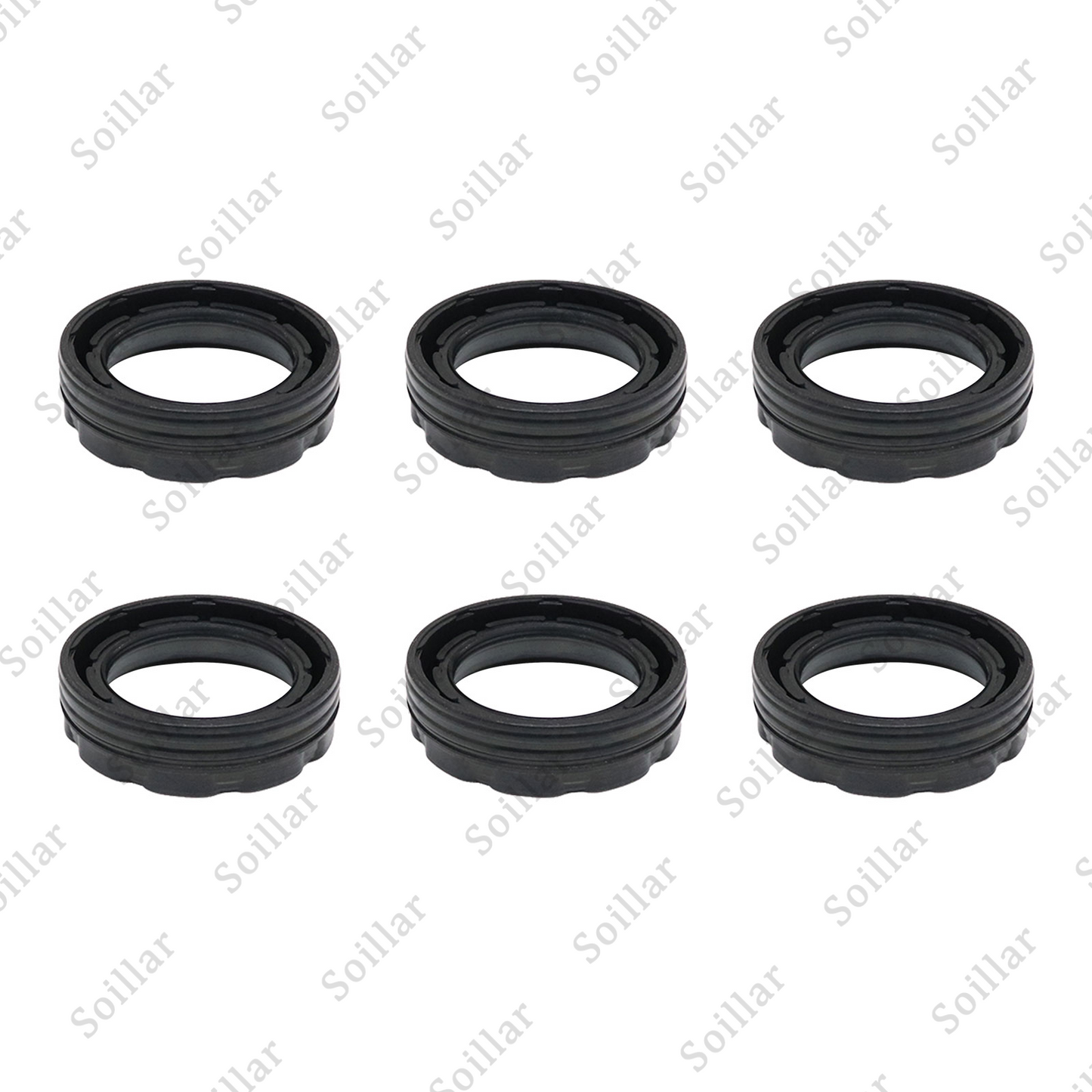 6PCS Spark Plug Seal Gasket Fits 11-24 Jeep Wrangler/Cherokee 5184778AB
