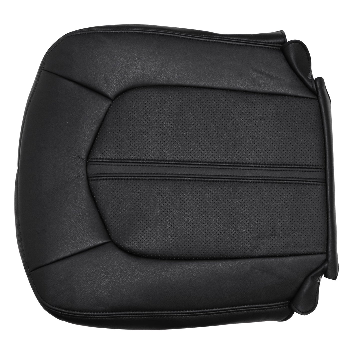 For 2008-2013 Cadillac CTS Front Driver & Passenger Bottom & Top Leather Seat Cover Black