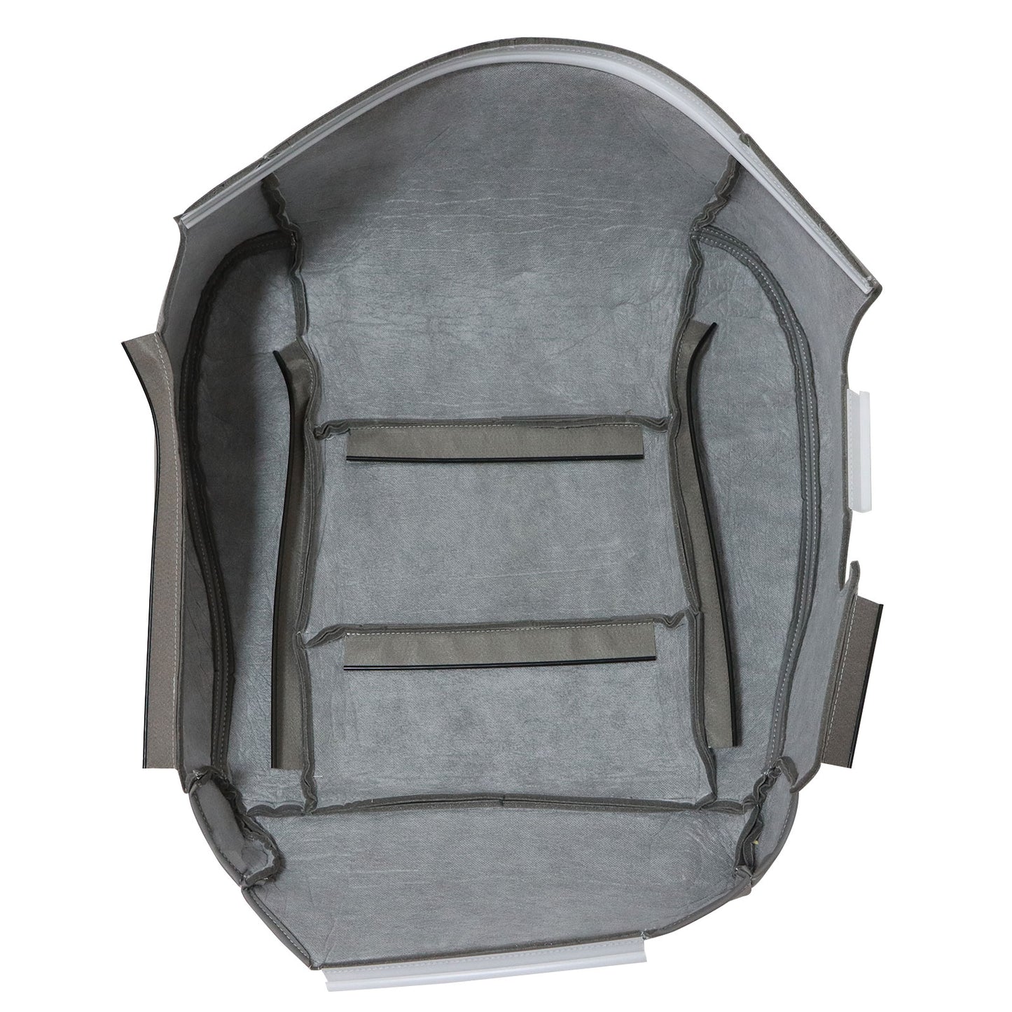 For 1998-2007 Toyota Land Cruiser Front Driver & Passenger Bottom & Top Leather Seat Cover Gray