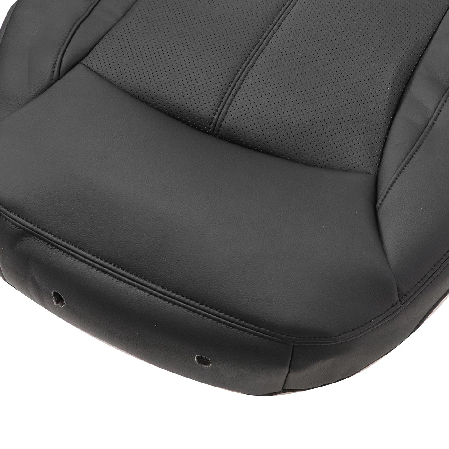 For 2010-2013 Buick LaCrosse Front Driver & Passenger Bottom & Top Leather Seat Cover Black