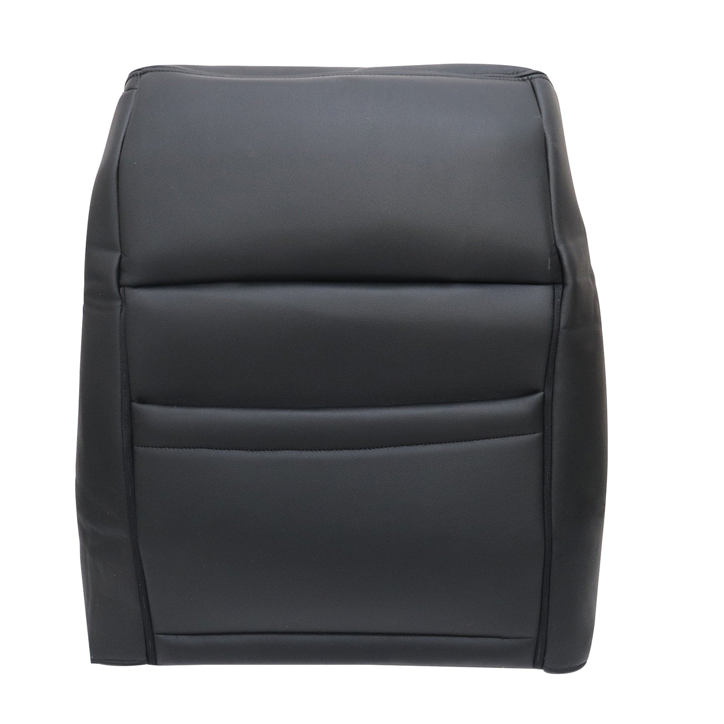 For 2010-2014 Ford F-150 Raptor SVT Front Driver & Passenger Bottom & Top Leather Seat Cover Black