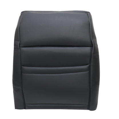 For 2010-2014 Ford F-150 Raptor SVT Front Driver & Passenger Bottom & Top Leather Seat Cover Black