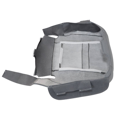 For 2006-2010 Dodge Ram 1500 2500 Front Driver & Passenger Bottom & Top Cloth Seat Cover Light Gray