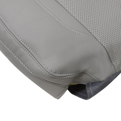 For 2010-2013 Buick LaCrosse Front Driver & Passenger Bottom & Top Leather Seat Cover Titanium Gray