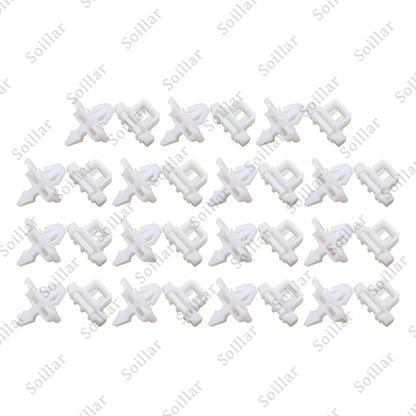 30Pcs For Mercedes Sacco 190 W201 W124 A124 S124 Car Side Door Moulding Clip