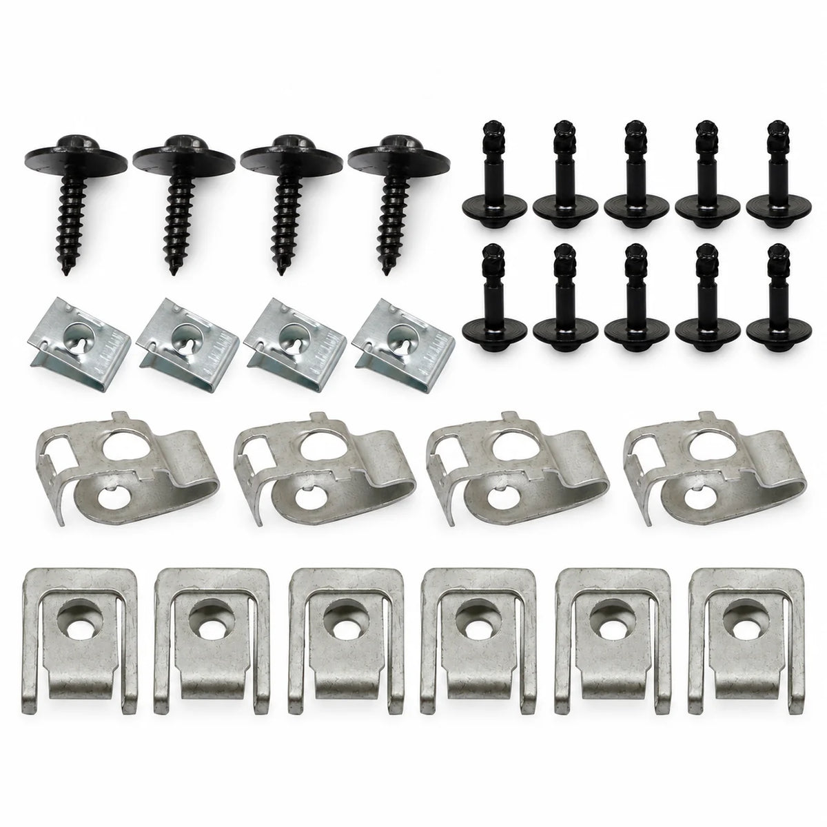 28x Engine splash guard mounting kit screw For 2011-2018 AUDI Q5 A4 A5 A6 A7