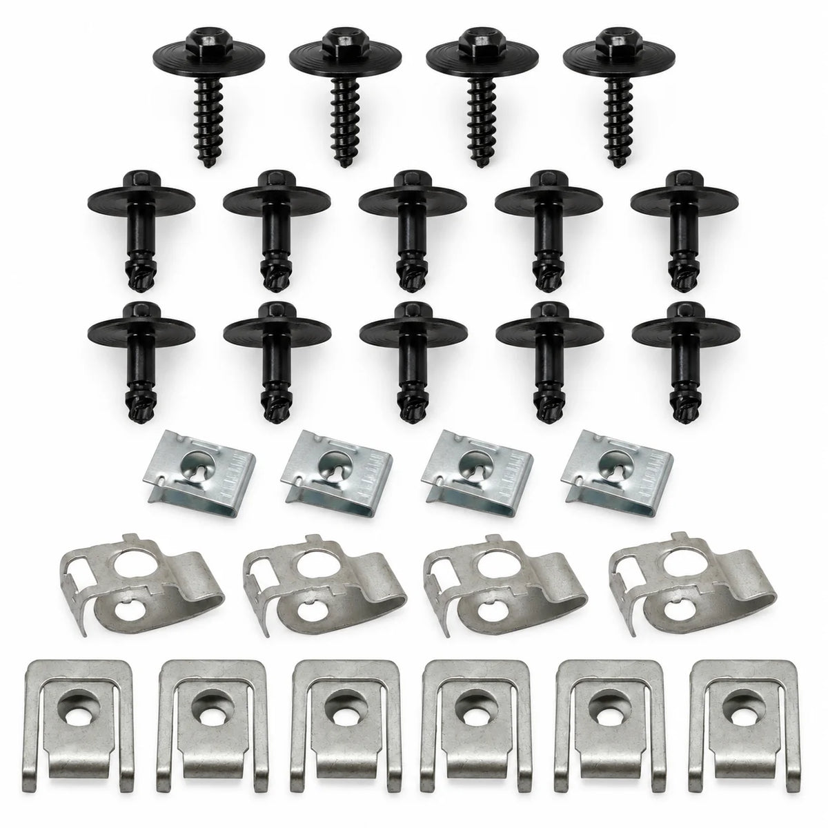 28x Engine splash guard mounting kit screw For 2011-2018 AUDI Q5 A4 A5 A6 A7