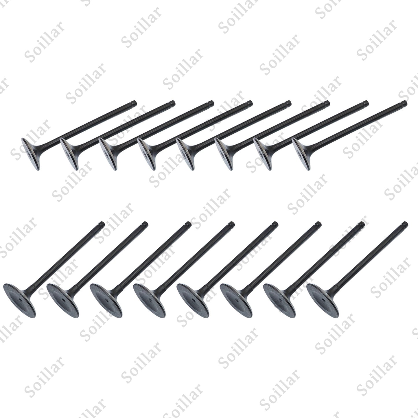 Intake Exhaust Valves Fits Ford Mazda Mercury 2.0L 2.3L 2.5L DOHC 16V
