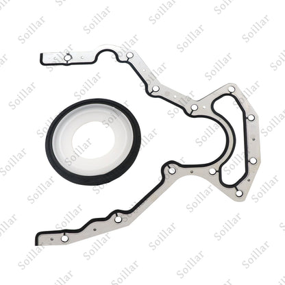 Rear Main Seal Block Cover Gasket Kit For BS40640 JV1657 LS 4.8 5.3 6.0L LS2 LS3