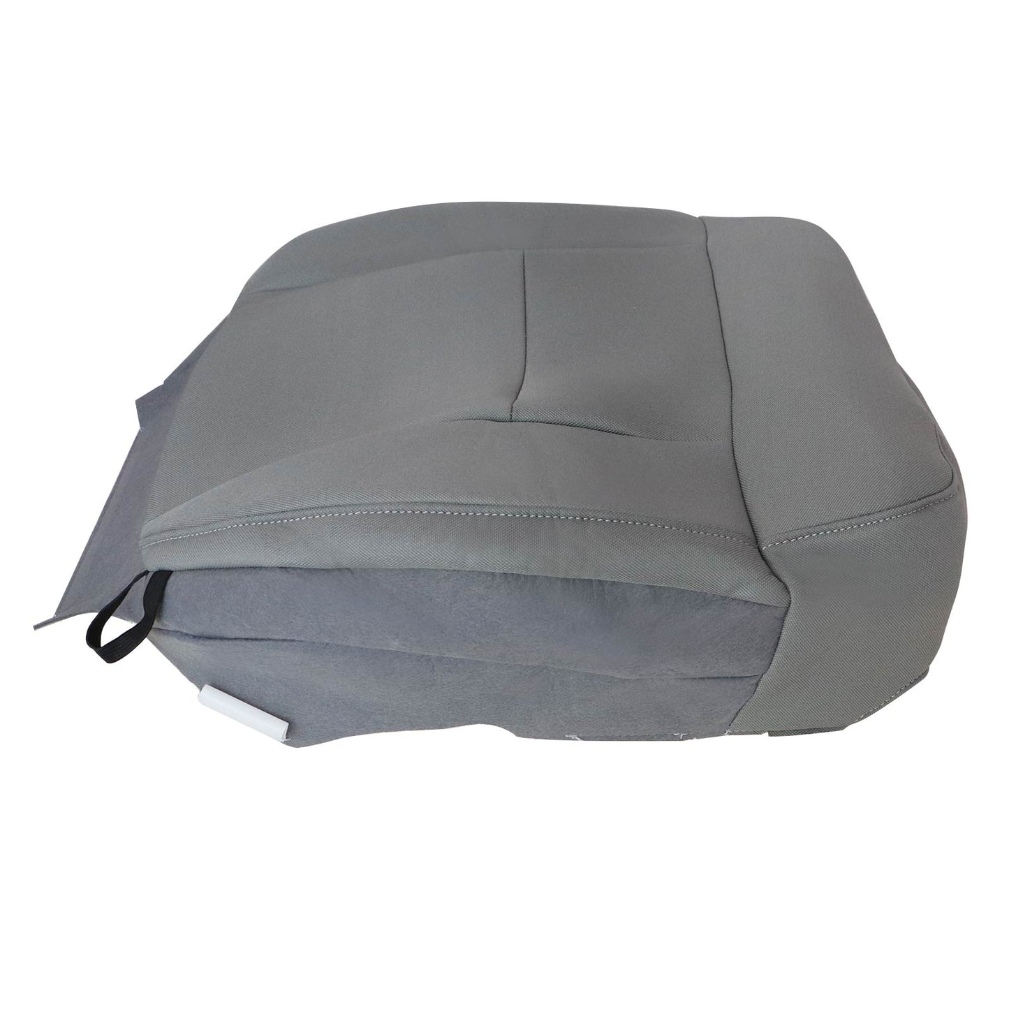 Front Driver & Passenger Bottom & Top Cloth Seat Cover Flint Gray 2004-2008 For Ford F-150 Lariat XL XLT STX FX4