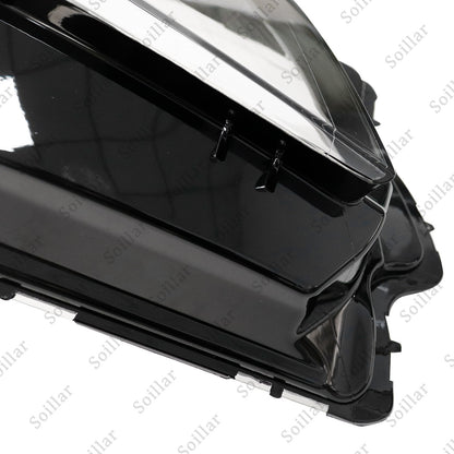 Fits Cadillac ATS 2013 2014 2015-2017 2018 Pair Headlight Lamp Cover Lens Shell