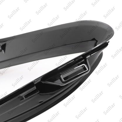Pair Headlight Lens Cover Clear For 2016-2019 Mercedes Benz W166 GLE350 GLE43