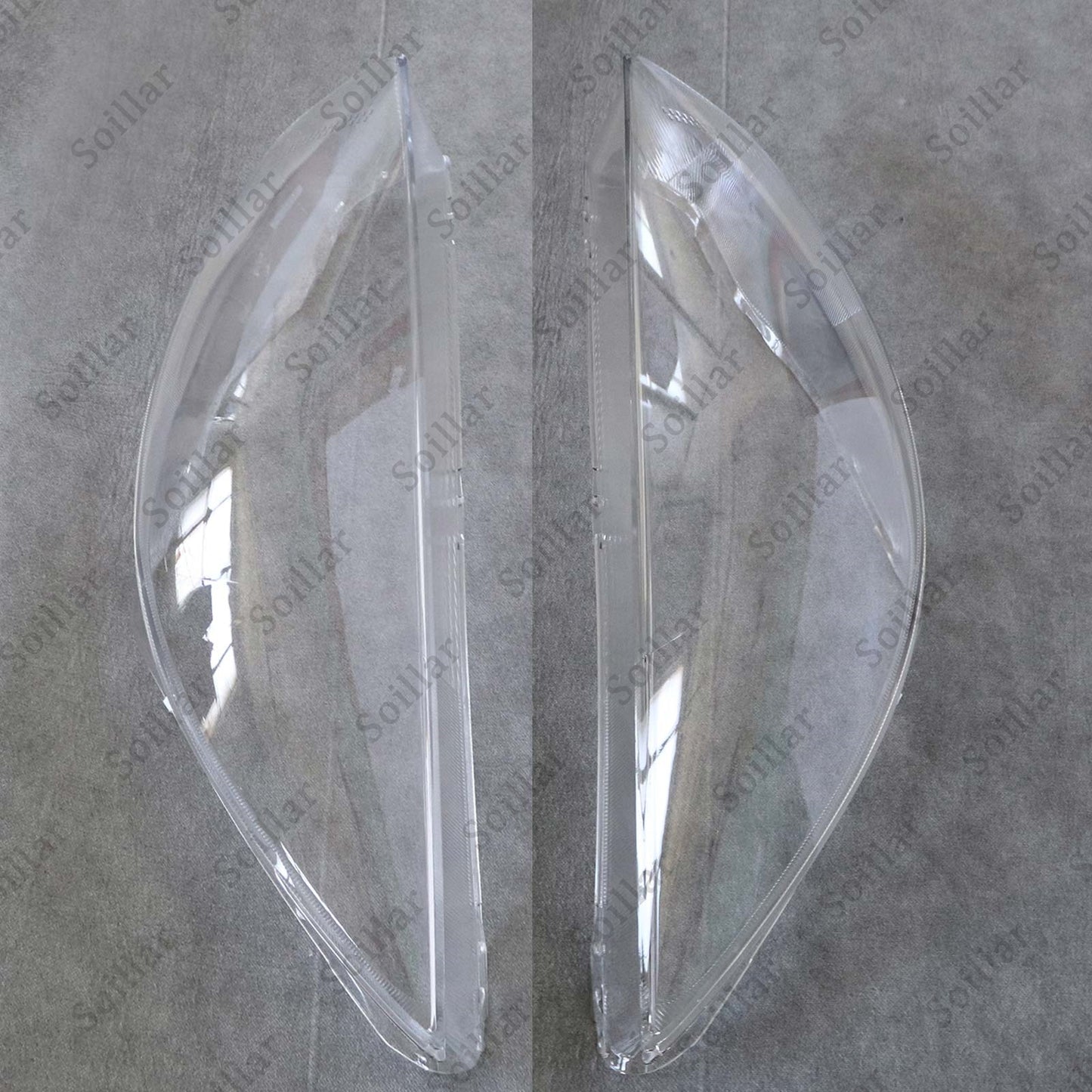 Both Side Headlight Clear Lens Cover + Sealant Fit Ford Focus 2015-2018 ST RS