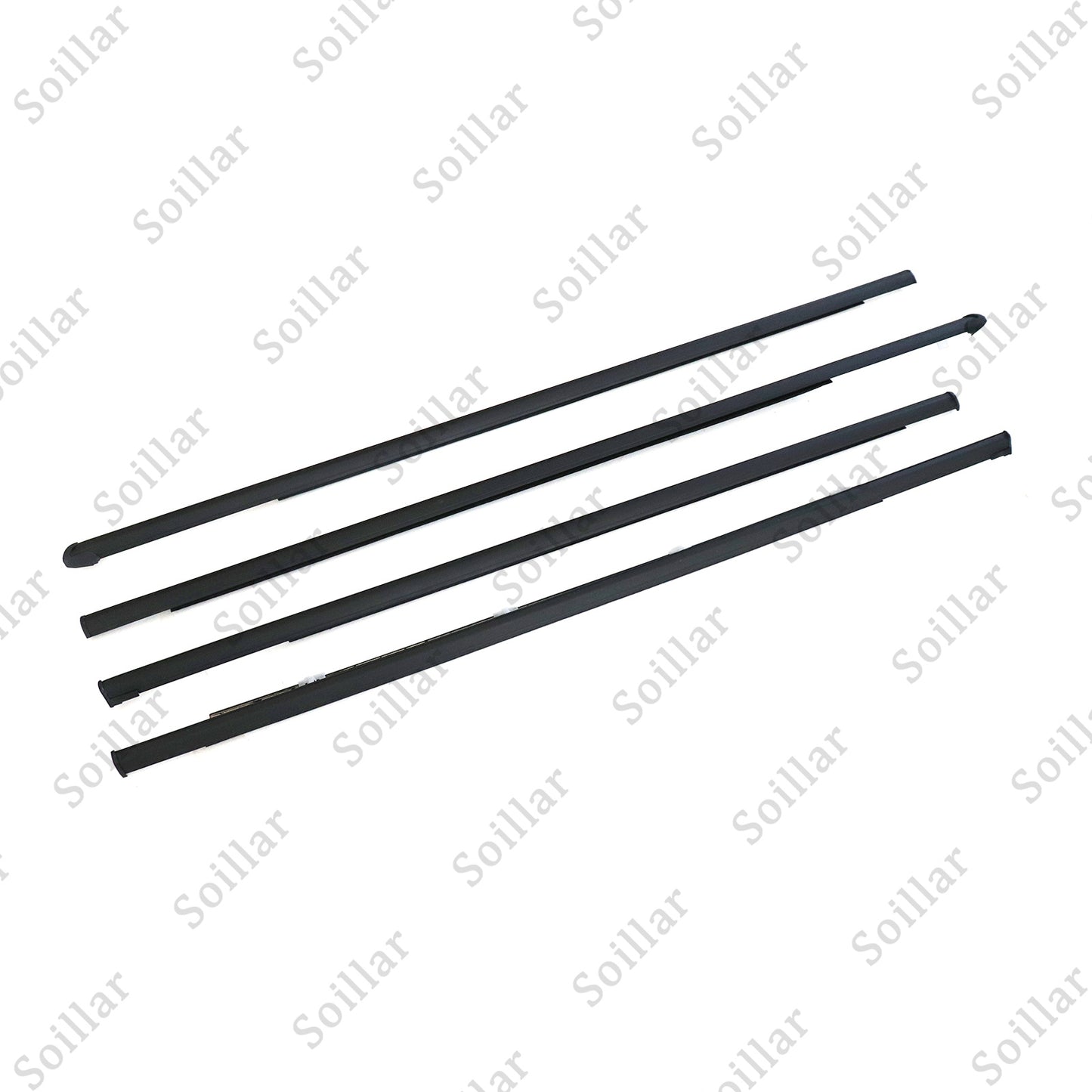 Outer Weatherstrip Door Belt Rubber Set Fits Honda Civic 4D Sedan 1992-1995