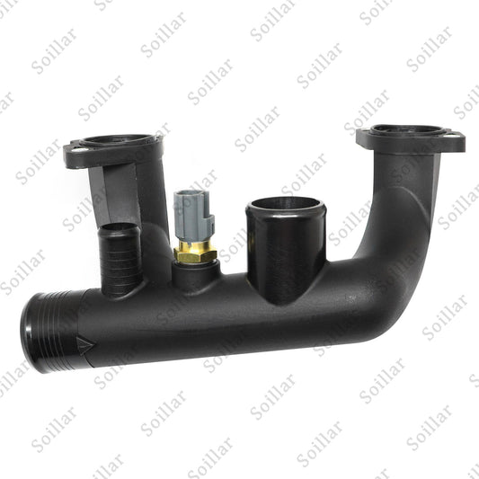 Thermostat Cover Outlet Pipe w/Sensor Fit Jaguar Vanden Plas XJ8 & XK8 USA