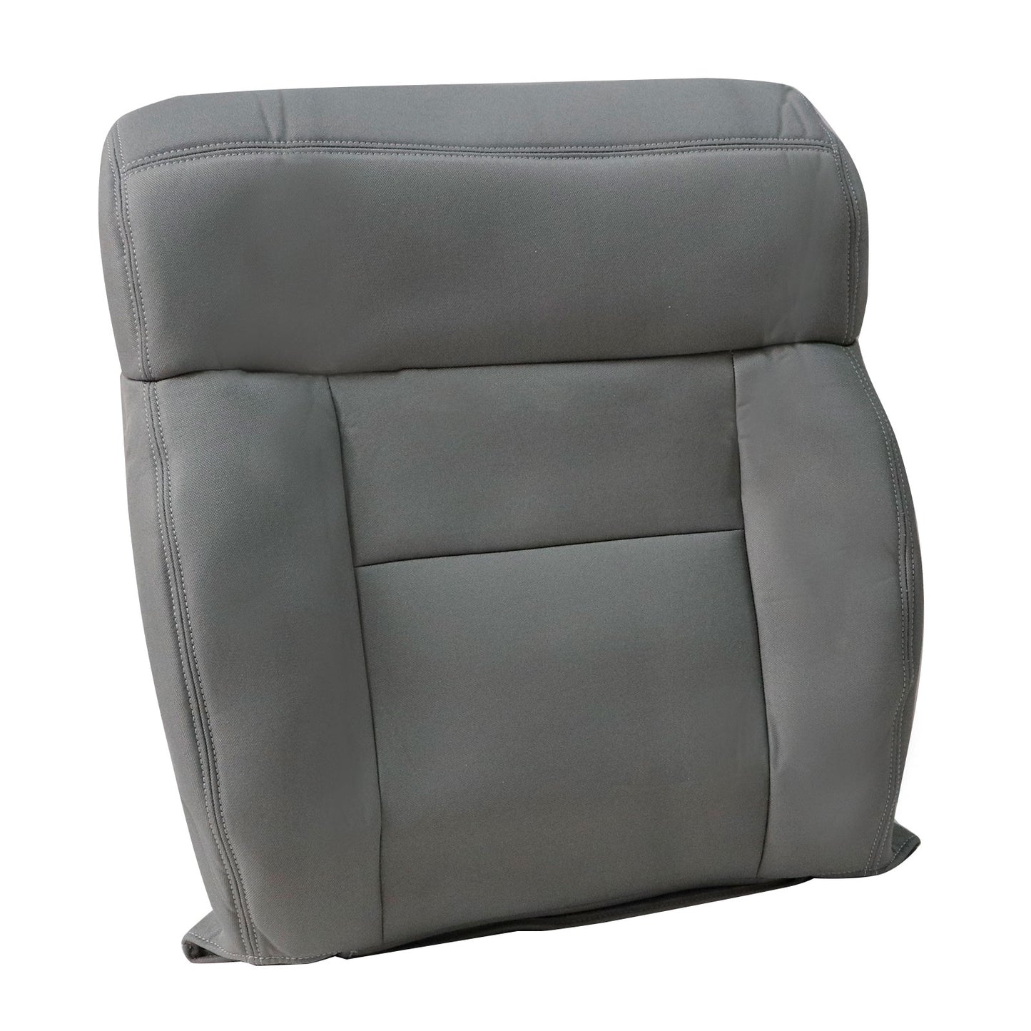 Front Driver & Passenger Bottom & Top Cloth Seat Cover Flint Gray 2004-2008 For Ford F-150 Lariat XL XLT STX FX4