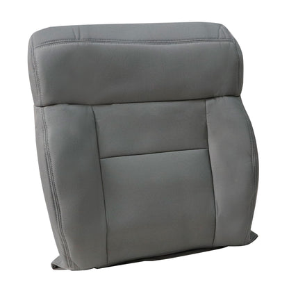 Front Driver & Passenger Bottom & Top Cloth Seat Cover Flint Gray 2004-2008 For Ford F-150 Lariat XL XLT STX FX4