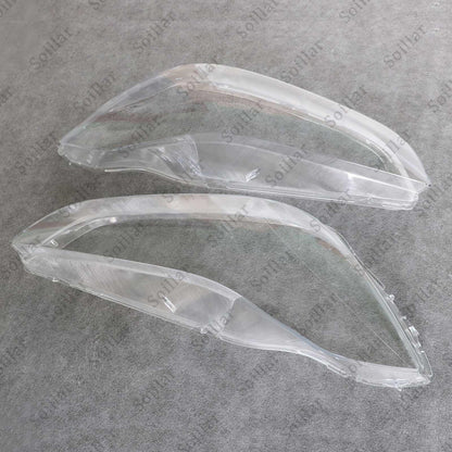 Pair Clear Headlight Lens Cover For Maserati Ghibli 4-Door 2014-2018 2019-2022