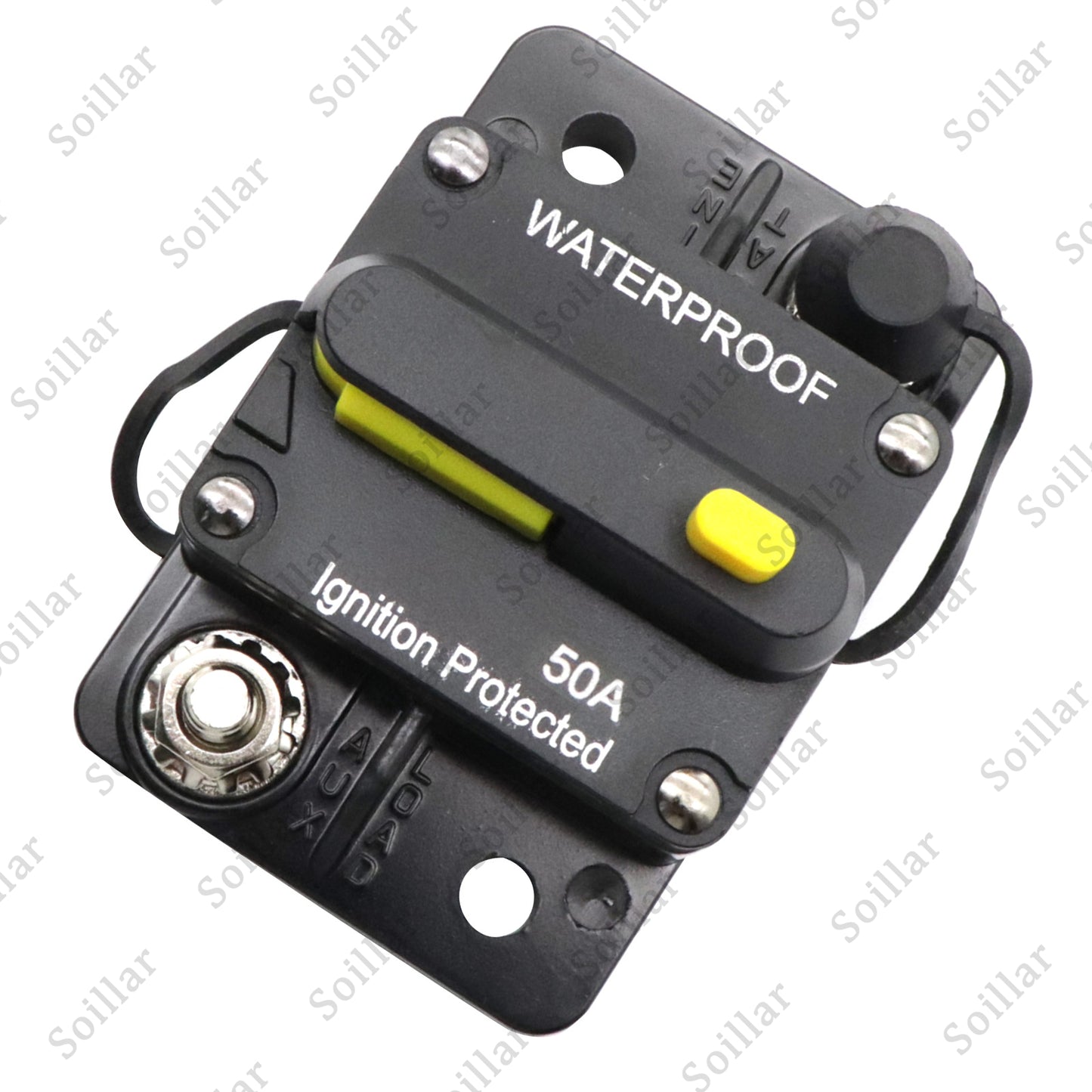 50AMP 12V DC Circuit Breaker Reset Car Auto Marine Stereo Audio FuseInverter