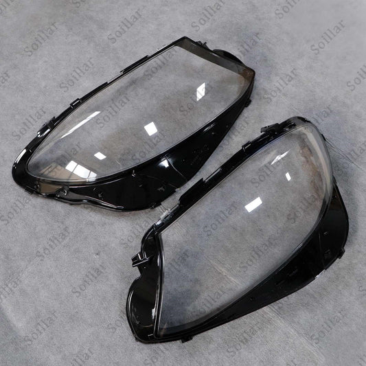 2x Headlight Lens Cover Shell For 2016-2023 Mercedes Benz E Class W213 E300 E450