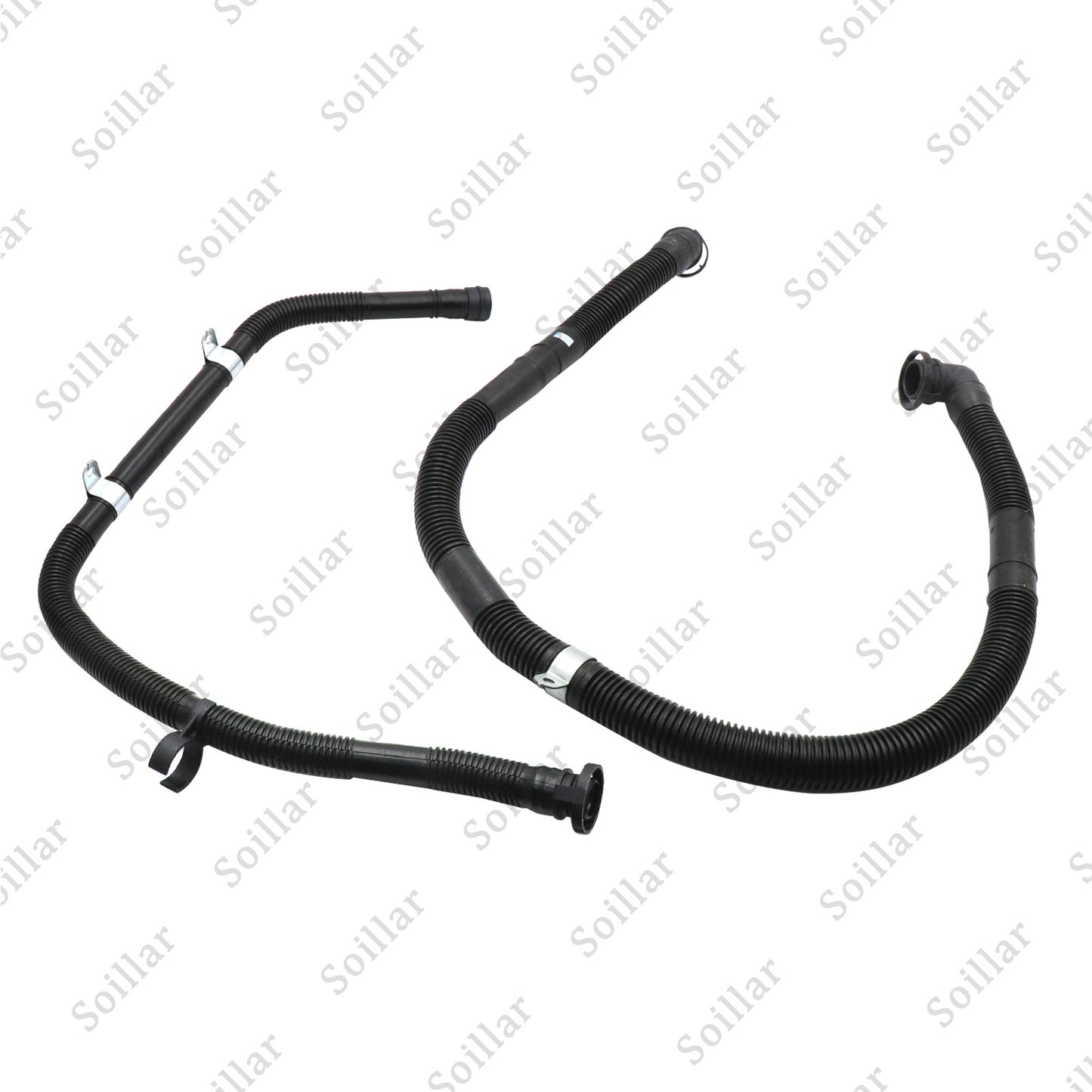 2PCS Air Pump Connecting Hose For VW Golf Jetta AWD AWW AUDI TT AWP 1.8T