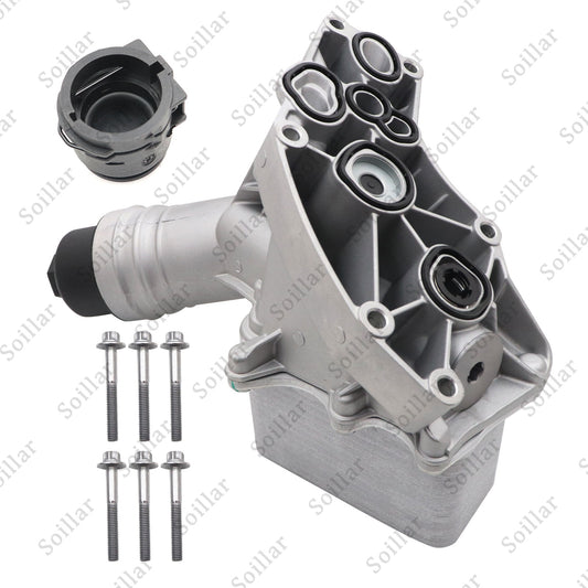 Aluminum Oil Cooler Filter Housing for BMW B58 340i 440i 540i 740i xDrive 3.0L