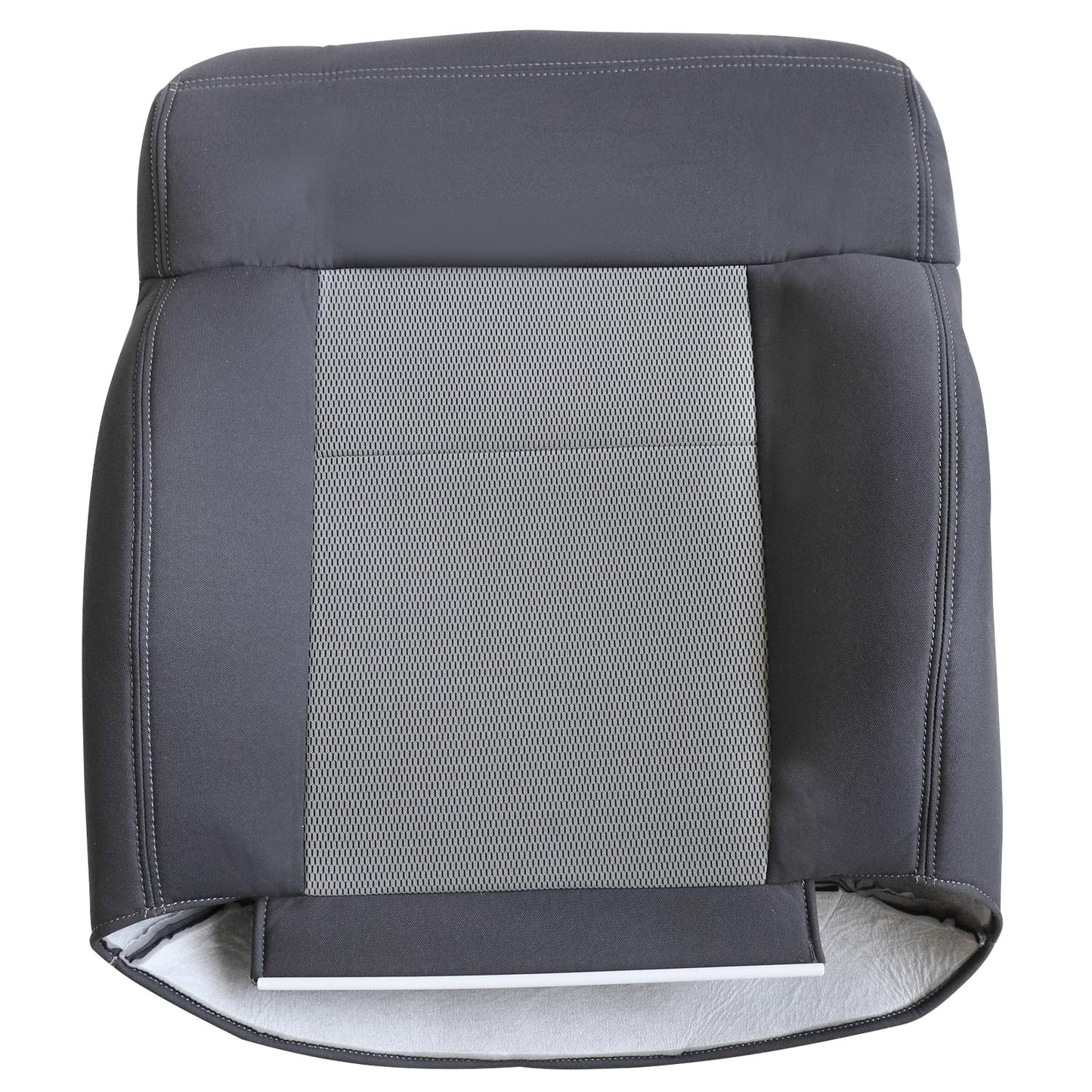 2004-2008 For Ford F150 XLT STX FX4 Front Driver & Passenger Bottom & Top Cloth Seat Cover Dark Gray
