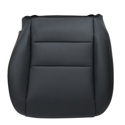 5PCS For 2003-2007 Honda Accord 4-Door Front Driver & Passenger Bottom & Top Leather Seat Cover Black