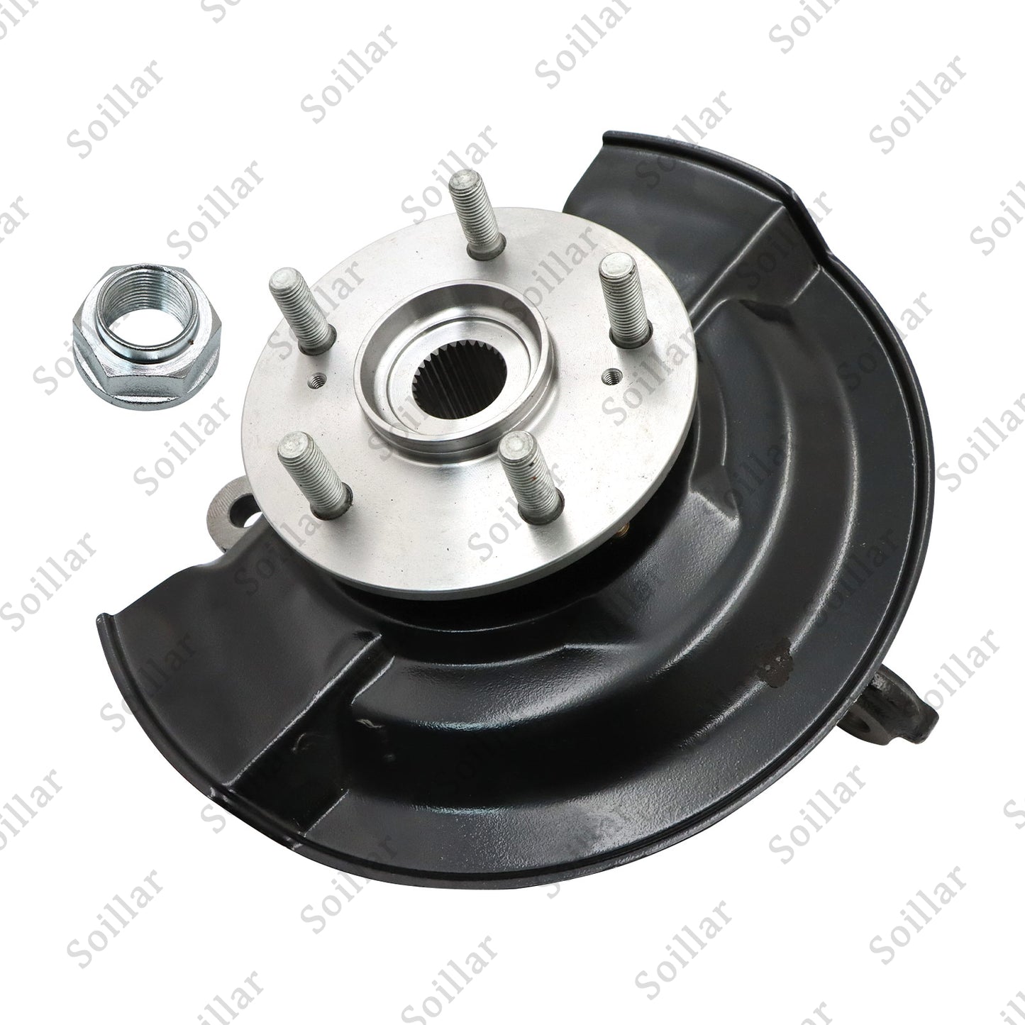 Front Left Steering Knuckle & Wheel Hub Bearing Assembly For Honda CR-V 2007-09