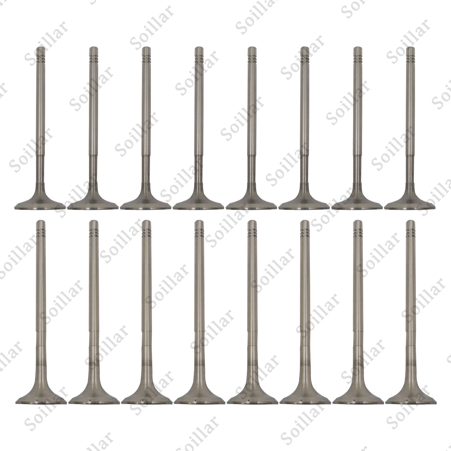 8x Intake Valves + 8x Exhaust Valves For Mercedes M271 W204 W212 C200 C250 E200