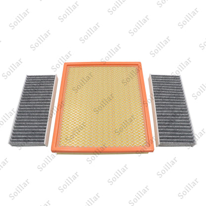 Engine & Carbon Cabin Air Filter 3x For Frontier Patherinfder xTerra 1654675000