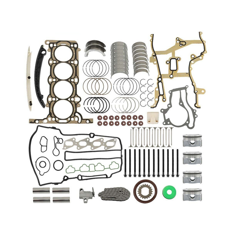 1.4L Engine Rebuild - Gasket Piston Bearing Timing Chain Kit For Buick Chevrolet