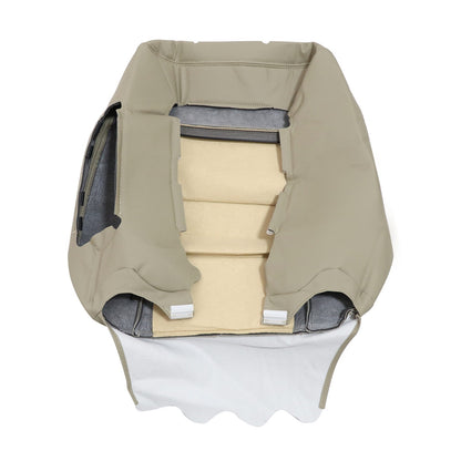For 2010-2016 Mercedes Benz E200 E250 E300 E350 Driver & Passenger Bottom & Top PERFORATED Leather Seat Cover Tan